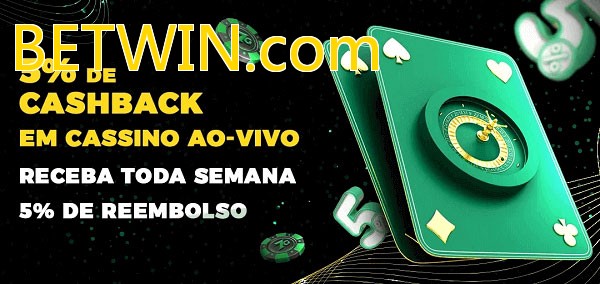 Promoções do cassino ao Vivo BETWIN.com